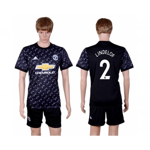 Manchester United #2 Lindelof Away Soccer Club Jersey - Click Image to Close